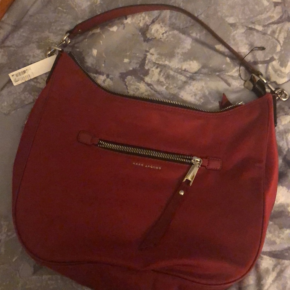 NWT maroon Marc Jacobs purse
